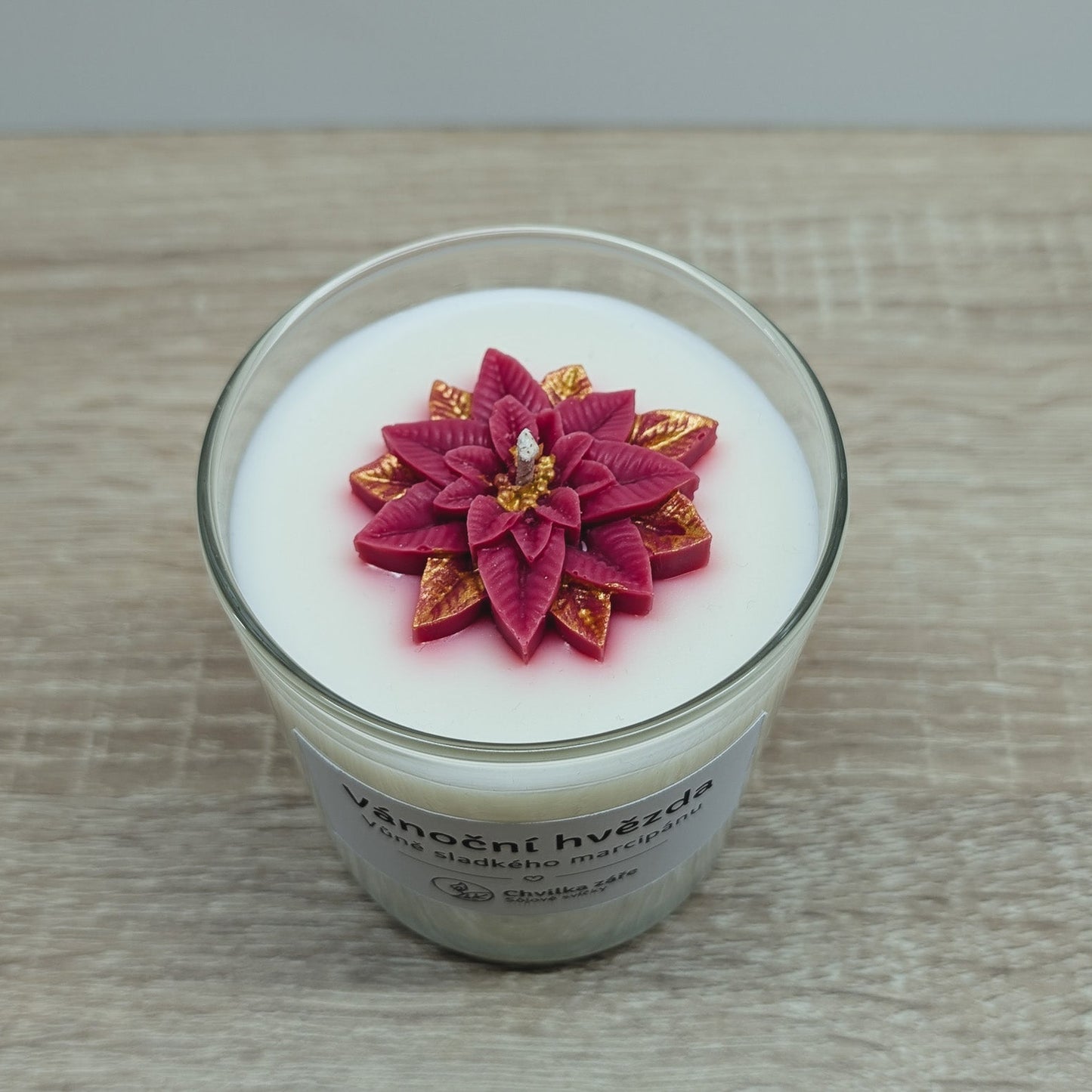 Sójová svíčka Vánoční hvězda