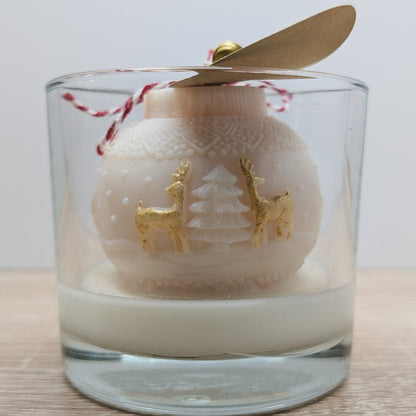 Sójová svíčka Vánoční koule