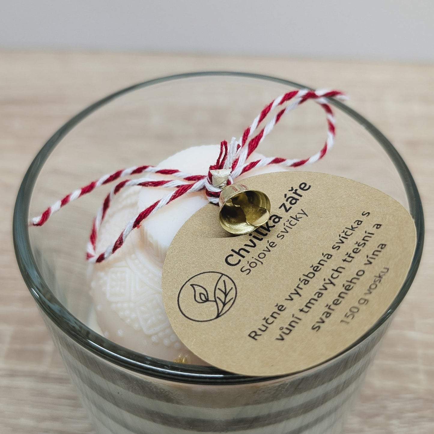 Sójová svíčka Vánoční koule