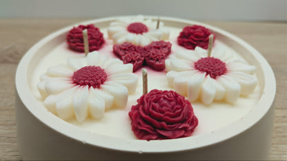 Velká sójová svíčka Rudá vášeň