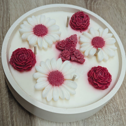 Velká sójová svíčka Rudá vášeň