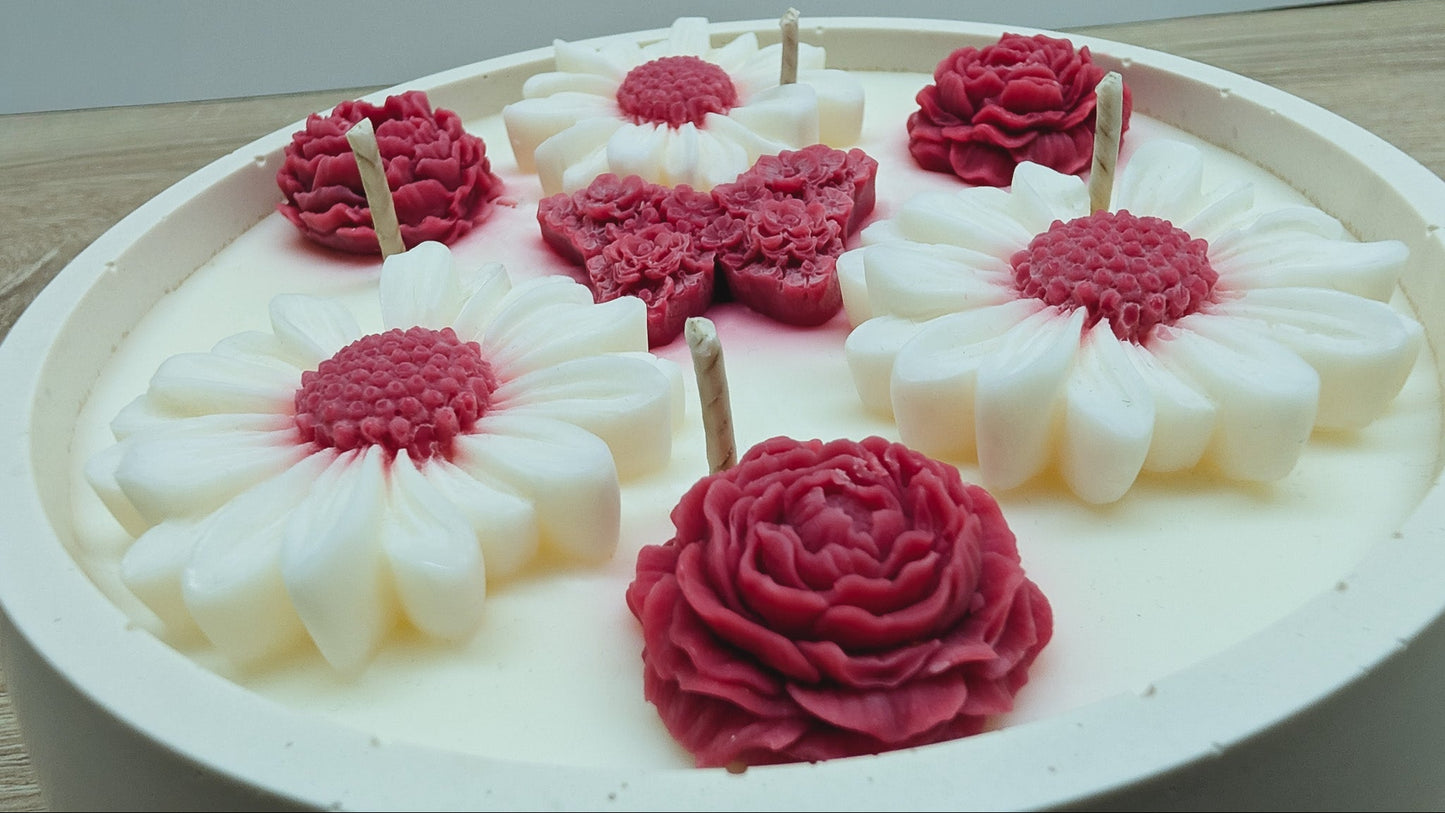 Velká sójová svíčka Rudá vášeň