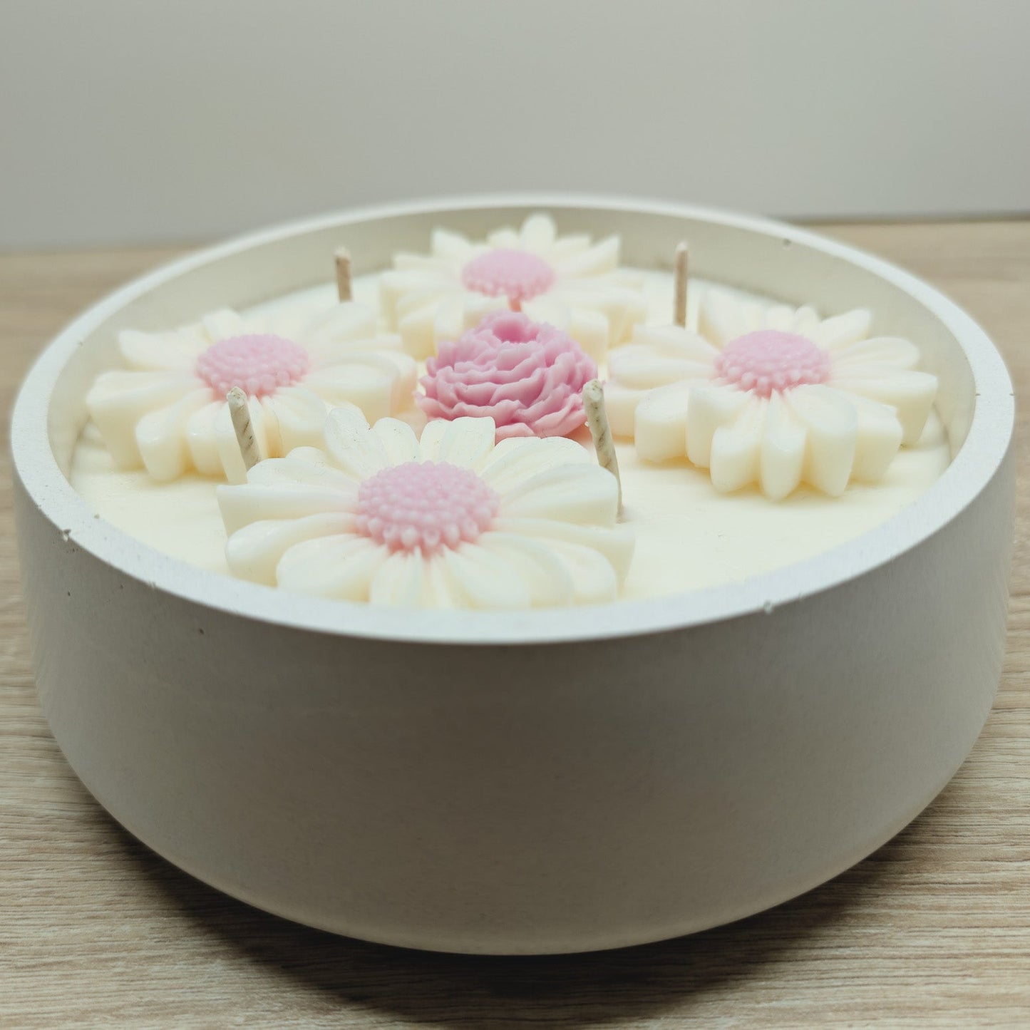 Velká sójová svíčka Květinový sen