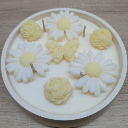 Velká květinová svíčka