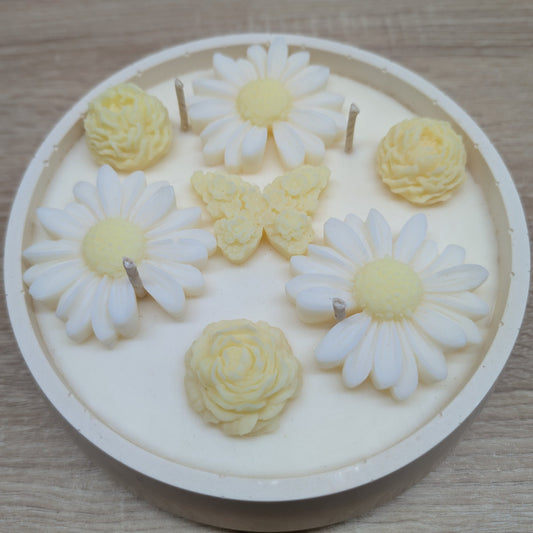 Velká květinová svíčka